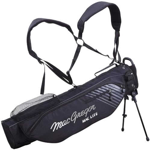 MacGregor Golf MACTEC 4.0 Golf Club Flip Stand Bag, 6.5, Schwarz