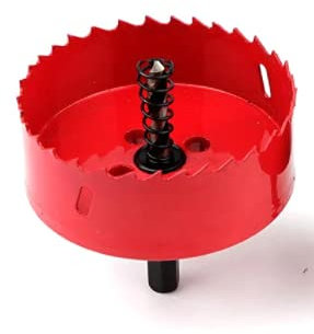 Scie cloche 75 mm pour bois, plastique, aluminium