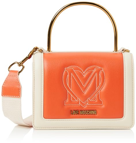 Love Moschino Damen Handtasche, Orange Handtasche, Orange