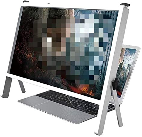 Bildschirmlupe, Laptop-HD-Verstärker, Computer, Laptop-Monitor-Bildschirmlupe, 21-Zoll-3D-HD-Laptop-Projektor, Telefon-Bildschirmverstärker mit verstellbarem Winkelständer for Filme, Videos und Spiele