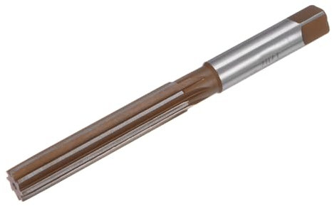 sourcing map Hand Reamer 17mm H7 Metric Reamer Drill Bit for Metal Wood Hole Reaming, Straight Flutes 9SiCr Alloy Steel Cutting Tool