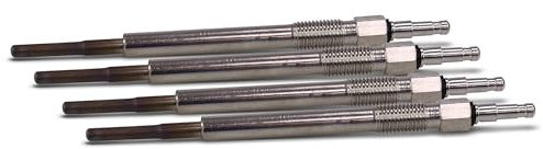ATEC Germany 4x Bougiess de préchauffage à tige Compatible avec AUDI A3, A4, A6, CHRYSLER SEBRING, DODGE AVENGER, CALIBER, JEEP, MITSUBISHI, SEAT ALTEA, LEON, TOLEDO, SKODA OCTAVIA, SUPERB, GOLF, JETT