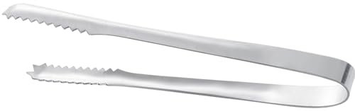 Eiszange aus Edelstahl, Tragbar, Leicht zu Greifen, Servierzange aus Metall für die Bar, Küche