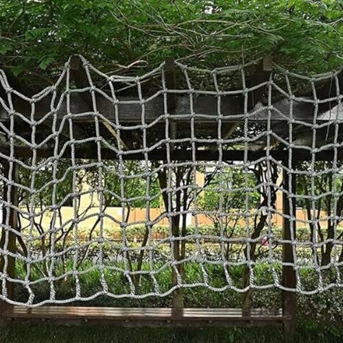 Kletternetz Für Den Außenbereich, Kletternetz Für Den Spielplatz, Klettersicherheitsnetz, Kletterwand-Seilbrücke Für Den Innenbereich, Strickleiter, Kletterschaukel(Size:2 * 4m(6.6 * 13ft))