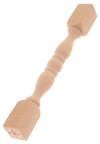 DOITOOL Römische Säule Aus Holz Geschnitzter Möbelpfosten Unbemalter Dekorationspfosten Für Schränke Und Andere Möbel Holzornament Mit Klassischem Design
