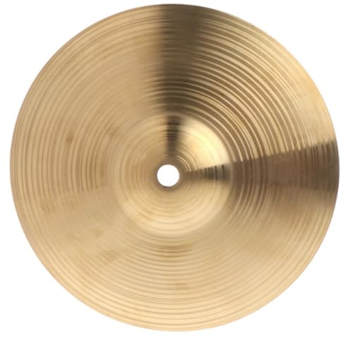 Quystetes 10 Messing Becken Metall Crash Becken Drum Becken Drum Percussion Musikinstrument für Spieler