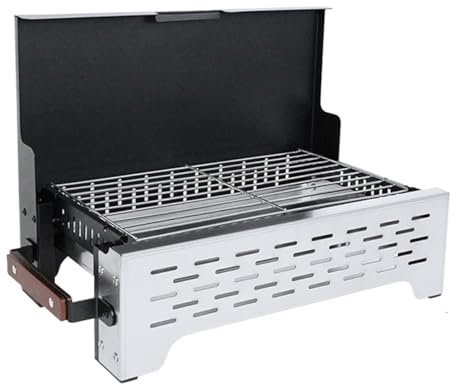 Barbecue de Camping, Barbecue au Charbon de Bois, Pliable, Portable et léger, pour Pique-niques, Barbecue d'extérieur