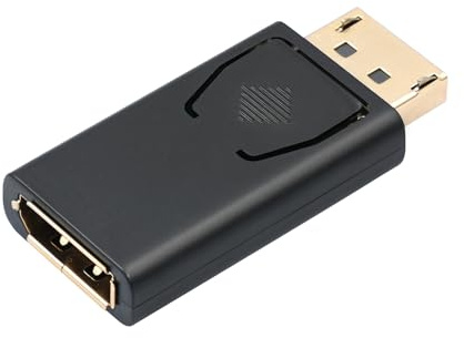 MHADBKH DP1.2 Adaptador de extensión macho a hembra, convertidor DisplayPort 4K 144Hz transmisión de video para computadora