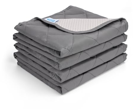 Nobleza wasserdichte Hundedecke 208x157cm, Perfekter Sofaschutz, rutschfest & Haarleicht zu Reinigen! Hundematte Waschbar, Hundedecke für Unterwegs, Grau
