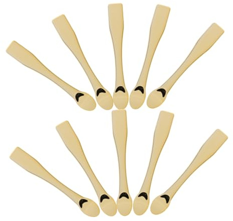 HONITANO 10 piezas Cucharas Cosméticas Faciales de Abs Herramienta Portátil para Aplicar Mascarillas y Cremas para Cuidado Facial y Maquillaje Mujer