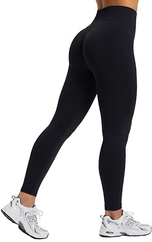SMILODOX Leggings Damen Yune, Scrunch und Batik Optik mit Seamless Naht und Kontur, Fitness Hose, elastisch, Blickdicht, optimal für Gym, Yoga und Pilates, komfortabel und stylisch