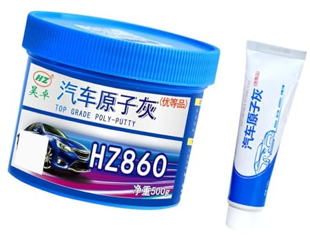 susiodeu Kit de réparation Facile pour Les Bosses Automobiles : Mastic de carrosserie, Solution réparation Polyvalente pour Les Bosses Automobiles et Meubles, durcisseur Inclus.