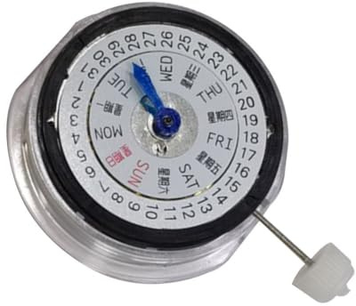 Sii NH36A - Movimiento automático de reloj con 24 joyas, función de piratería, alta precisión, fecha de día, para reemplazo de reparación de relojes Nh36 Nh36a