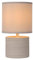 LUCIDE GREASBY - Lámpara de mesa - Ø 14 cm - 1xE14 - Beige