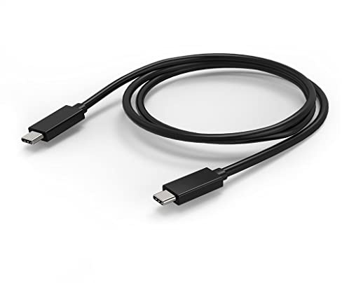 CBUS - Cable USB 3.2 Gen2 USB-C a USB-C de 100 W y 10 Gbps. Compatible con Thunderbolt 3, estaciones de acoplamiento, unidades SSD, MacBook Pro/Air, Dell XPS, pantallas de monitor 4K/5K (1 m, negro)