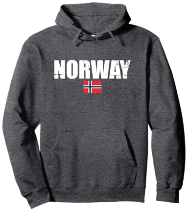 Norway Norwegen Norwegische Flagge Norweger Pullover Hoodie
