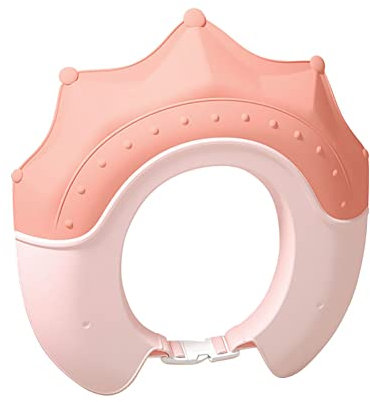 URFEDA Duschhaube Kinder Krone Haarwaschhilfe Kinder, Baby Verstellbare Krone Form Haare Waschen Kinderschutz,Augenschutz Haare waschen, Schild Shampoo Schutz Baby-Visier für Augen und Ohren