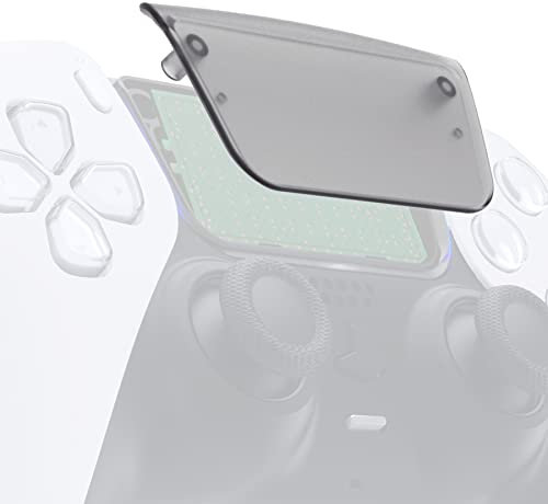 eXtremeRate Clear Black Touchpad Cover Compatible with ps5 - BDM-010/020/030/040/050 Custom Part - Without Controller