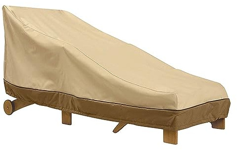 XUHCLY Housse De Chaise Solaire Imperméable Housses de Bains de Soleil Coupe-Vent Housse de Protection imperméable transat de Jardin Housses de Bains de Soleil(Size:218x86x79cm,Color:A)