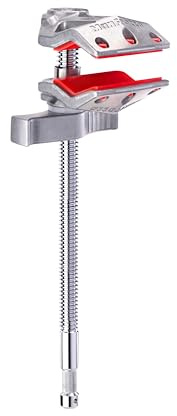 Manfrotto 6 Schraubzwinge mit Backen - Schwerlast Schraubzwinge mit Backen - 6 / 15 cm Öffnungskapazität - 50 kg maximale Nutzlast - Grau