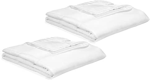 DREAMSTAR Eco 2er Set Sommer Bettdecken | leichte Steppdecken ideal für den Sommer | waschbar 60 Grad | Allergiker geeignet | 100% Mikrofaser | Öko-TEX® | Sommerbettdecke | 155 x 220 cm