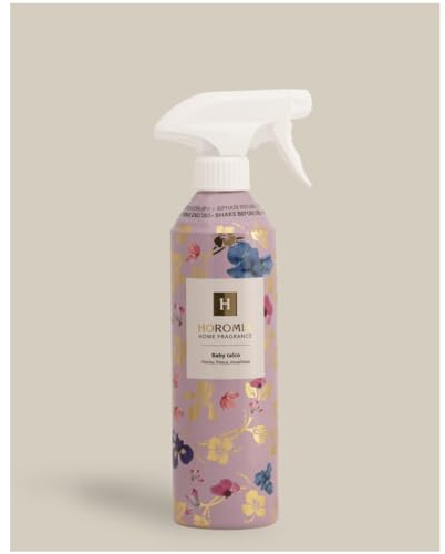 HOROMIA Ambientador bifásico Baby Talco 500 ml – Ambientador para tejidos y ambientes