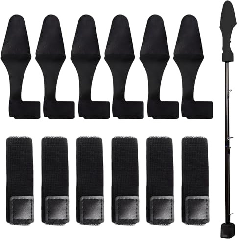 Angelruten Gurte 6 Set Angelruten Spitzenschutz, Rutenbänder Angel, Rutenbänder Neopren, Angelruten Bänder Klett, Rutenbänder Angel, Elastische Rutenbänder,Für Binden Von Angelruten Und Casting Schutz