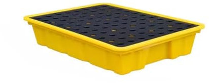 Auslaufsichere Öltank-Auffangwanne, Auslaufsichere Paletten-Auffangplattform, Kunststoff-Tablettbehälter, Ölfass-Platzierungsplattform, Gabelstaplerpalette (49 X 35 X 9