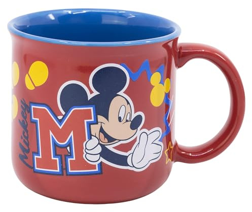 Stor Tazza in Ceramica Topolino Il Regno di Ghiaccio 355ml - Tazza Caffè Ufficiale Disney con Design Originale in Confezione Regalo - Perfetta per Caffè, Tè e Cioccolata