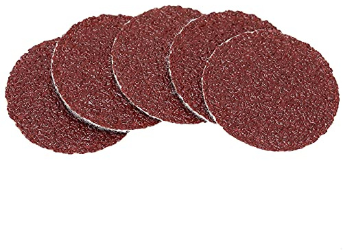 Rotes Sandpapier 200pcs Disc 1in 25 Mm Rücken Verblöscht Feuchtigkeitswärmeschutz Schleifwerkzeuge für das Autopolieren, Schleifscheiben -Schleifpapier, Geeignet für das (80#)