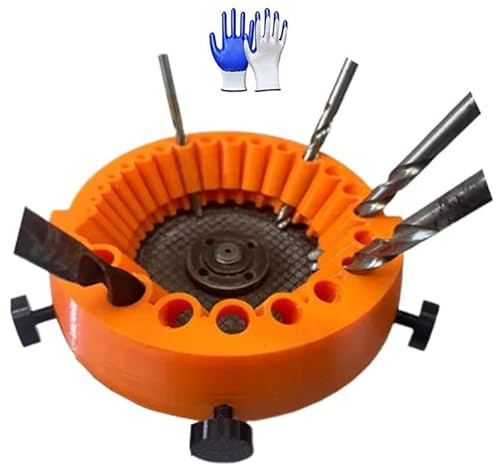 Professional Drill Bit Sharpener Attachment for 125mm Angle Grinder – Restores 2-13mm Bits for Precision Drilling | Durable & User-Friendly Design (1)