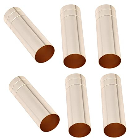 Ipetboom Fundas para Base de Lámpara de Araña Resistentes al Calor y Ligeras 6 Estilo Europeo en Hierro Dorado Ideales para Lámparas Colgantes y Candelabros