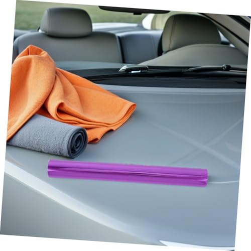 GALPADA 2 Pièces film d'éclairage de voiture pellicules de vinyle automobile film teinté pour voitures enveloppement de phare auto-adhésif PVC Violet mauve