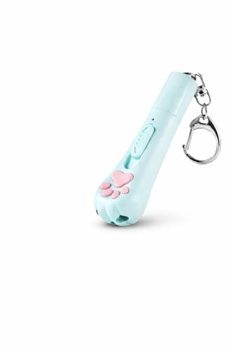 PawnTech - Jouet Chat Interactif ! Jouets pour Chats et Chiens avec Lumière LED I Rechargeable par USB avec 3 Modes Réglables I Marque Française (Vert Saturne)