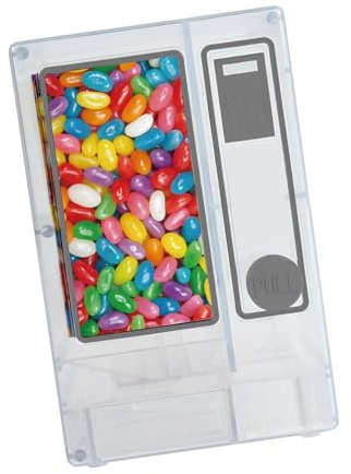Tsophreniq Kids Sweet Vending Machine Pull-Handle Candy Dispenser Toy with Safe Storage Box for Home Decor Accessories Home Pull