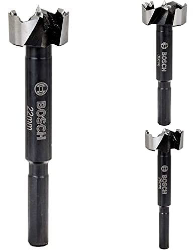 Bosch Professional Forstnerbohrer (Holz, Ø 22-32mm, Länge 90mm, 3 stück)