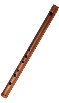 Key of D Whistle PD-01 Great Sound Hand Carved Fipple Flute (svirel) Flute Folk Wind Music Instrument Woodwind Handmade Brown