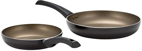 Judge Essentials Radiant Set of 2 Teflon Non-Stick Frying Pans 22cm & 28cm Induction Ready, Oven Safe