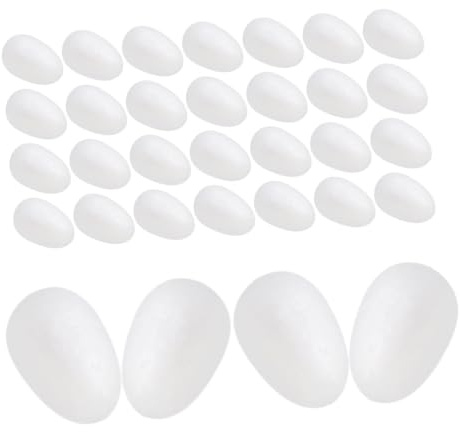 Garneck Mal Eier Aus Für Ostern Weiße DIY Ostereier Zum Bemalen Für Bastelbedarf Für Festlichkeiten