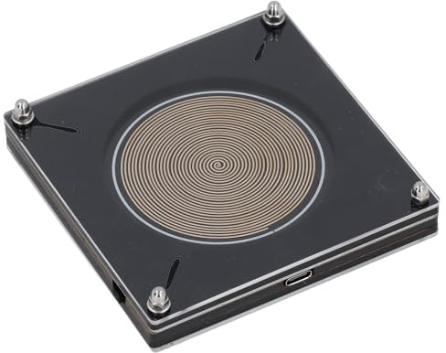 Generador de Ondas Schuman con Indicador Generador de Resonancia de Frecuencia Ultrabaja Resonador de Audio Recargable Mejora la Relajación del Sueño