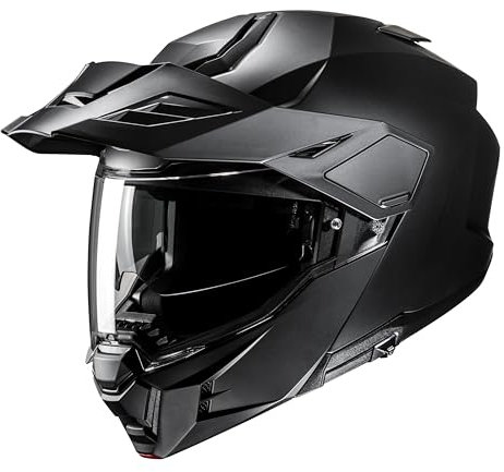 HJC, Casco Moto Modulare i80 UNI Semi Flat Black, M