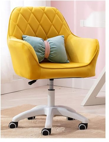 sjdoPulse Drehbarer Zimmerstuhl, Bürostuhl, Schreibtischstuhl, Drehbar, Ergonomischer Schreibtischstuhl, Gepolsterter Drehstuhl Fürs Büro, Mit Rollen Für Mädchen,#5