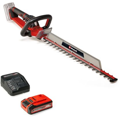 Einhell Professional Akku-Heckenschere GP-CH 18/61 Li BL Power X-Change (18 V, Brushless, Schnittlänge 61 cm, Anti-Blockier-System, inkl. Köcher + 4,0 Ah Plus Akku)