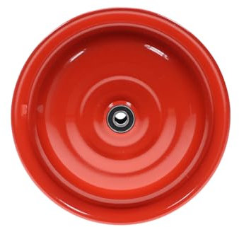 12 1/2 Zoll Scheibenrad Anhänger Handwagen Laufrad Rad Felge Klaufix DDR Rot | 1 Stück