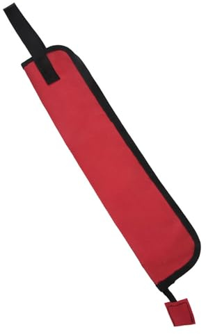 Pongnas Porte-Bâton de Tambour pour Ensemble de Tambour, Sac de Batterie Sac de de avec Crochets en Métal, de Bâton de Portable, pour Les Batteurs, Débutants en Groupe, Concert (Rouge)