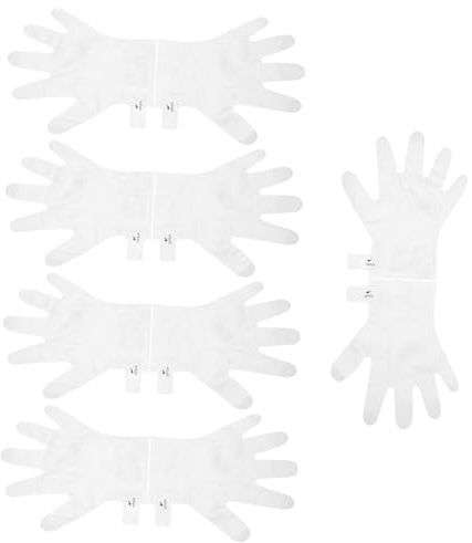Mikinona 5paar Feuchtigkeitsspendende Peeling-handmaske Handpflege Mit Aufhellungseffekt Entfernt Abgestorbene Haut Für Trockene Hände Sanftes Peeling Und Intensive Feuchtigkeitspflege