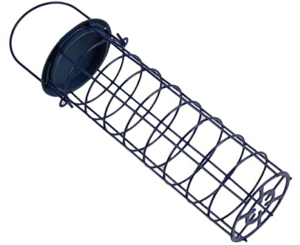 para carboneros – Estructura de Hierro PP con 4 capacidades, Soporte para | Bolas de Grasa Colgante de carbonero, Unidad de llenado Ligero de 360 Grados de Metal, alimentador de pájaros para