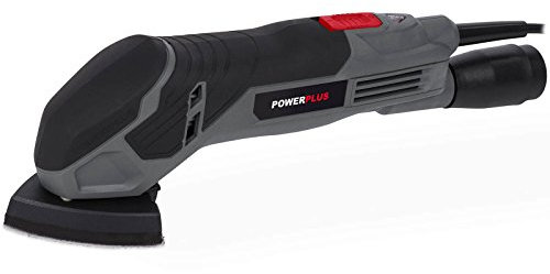 Powerplus POWE40050 levigatrice elettrica Levigatrice a delta Nero, Grigio, Rosso 180 W
