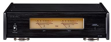 Teac AP-505 HiFi Verstärker der Klasse D (schaltbar, 3 Ausgabemodi, Schutzschaltung, Aluminiumgehäuße, Ringkerntransformator), Schwarz AP-505-B one size