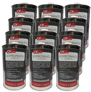 SDV Chemie Isopropanol Isopropylalkohol IPA 2-Propanol 99,9% 12x 1 Liter 1000ml 12L Cleaner